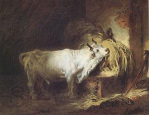 Jean Honore Fragonard The White Bull (mk05) Norge oil painting art